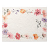 Personalisierter Editor Notizblock (Vorderseite)