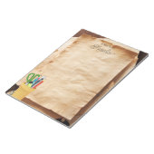 Personalisierter Editor Notizblock (angewinkelt)