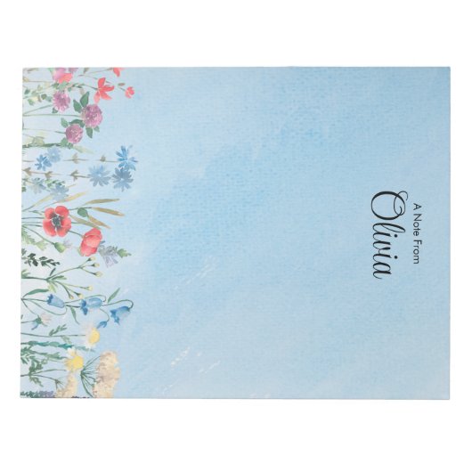 Personalisierter Editor Notizblock (Vorderseite)