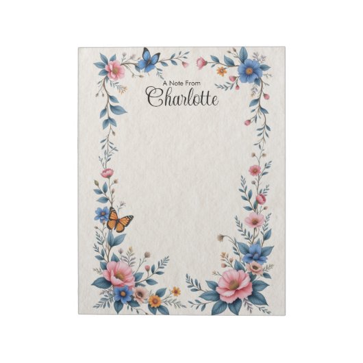 Personalisierter Editor Notizblock (Rotiert)