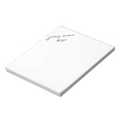 Personalisierter Editor Notizblock (Rotiert)