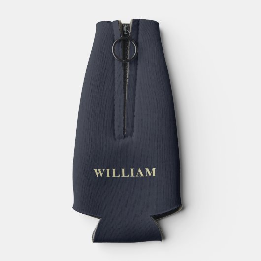 Personalisierter Ehemann Vater Leaf Blower Legende Flaschenkühler (Rückseite)