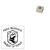 Personalisierter "Ehren-Dachs"-Stempel Gummistempel (Stempel)