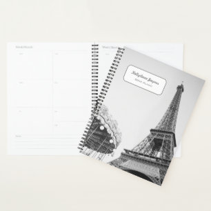 Personalisierter Eiffelturm Paris 2025 Planer