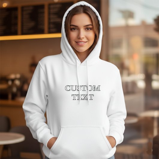 Personalisierter eigener benutzerdefinierter Text Hoodie