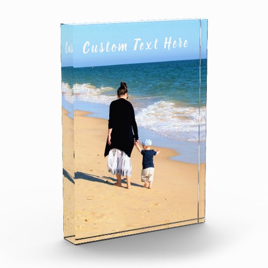 Personalisierter eigener Foto-Blockstift Fotoblock (Links)