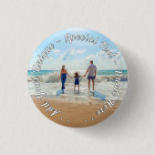 Personalisierter eigener Foto-Button Button (Vorderseite)