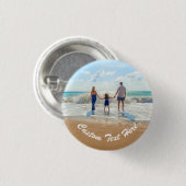 Personalisierter eigener Foto-Button Button (Vorne & Hinten)