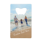 Personalisierter eigener Foto-Flaschenöffner Geldbeutel Flaschenöffner (Rückseite)