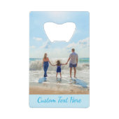 Personalisierter eigener Foto-Flaschenöffner Geldbeutel Flaschenöffner (Vorderseite)