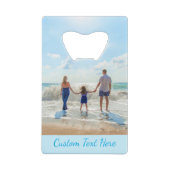 Personalisierter eigener Foto-Flaschenöffner Geldbeutel Flaschenöffner (Rückseite)