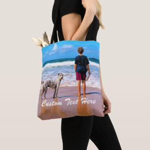 Personalisierter eigener Foto-Totbeutel Tasche