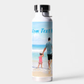 Personalisierter eigener Foto Wasserflasche Trinkflasche (Links)