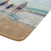 Personalisierter eigener Foto-Zuschnitt Schneidebrett (Ecke)