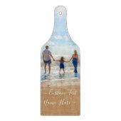 Personalisierter eigener Foto-Zuschnitt Schneidebrett (Vorderseite)