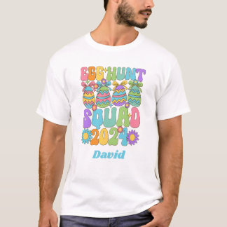 Personalisierter EiGunt Squad Retro Print T - Shir T-Shirt