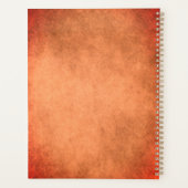 Personalisierter Einfach Mit Monogramm Planer (Rückseite)