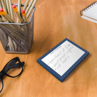 Personalisierter einfacher, moderner Navy Blue Fra