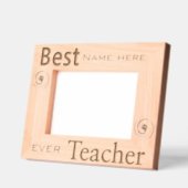 Personalisierter, einfacher moderner Twirt Bester Geätzte Rahmen (Links)