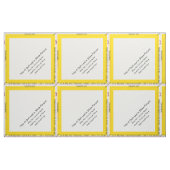 Personalisierter einfacher Quilt-Label-Corner Stoff (Fat Quarter (45,7 x 55,9 cm))