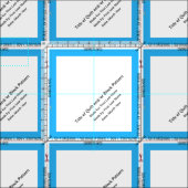 Personalisierter einfacher Quilt-Label-Corner Stoff (Kachel)