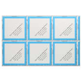 Personalisierter einfacher Quilt-Label-Corner Stoff (Fat Quarter (45,7 x 55,9 cm))