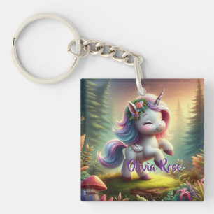 Personalisierter Einhorn-Schlüsselanhänger Schlüsselanhänger