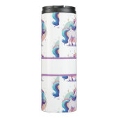 Personalisierter Einhorntrinker Thermosbecher (Rückseite)
