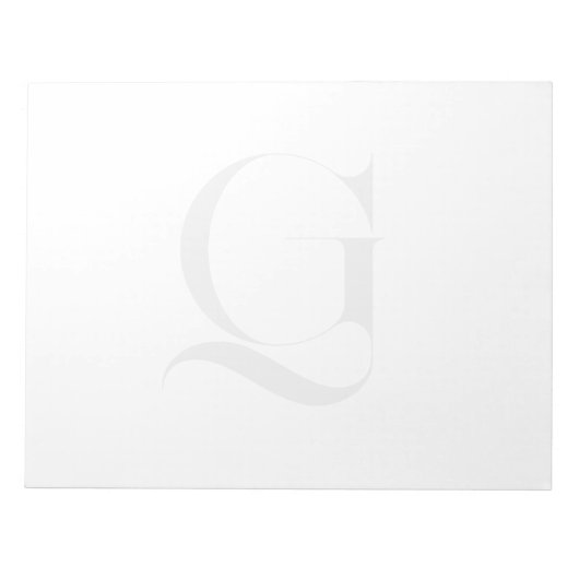Personalisierter einzelner benutzerdefinierter Mon Notizblock (Vorderseite)