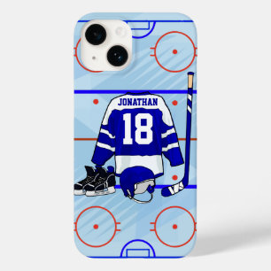 Personalisierter Eis-Hockeyentwurf Case-Mate iPhone 14 Hülle