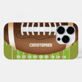 Personalisierter Eisenerzfußball Case-Mate iPhone Hülle (Rückseite (Horizontal))