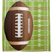 Personalisierter Eisenerzfußball Duschvorhang (Vorderseite)