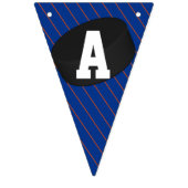 Personalisierter Eishockey Puck Happy Birthday Wimpelkette (Dritte Fahne)