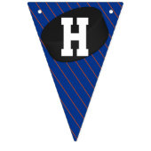 Personalisierter Eishockey Puck Happy Birthday Wimpelkette (Zweite Fahne)