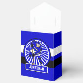 Personalisierter Eishockey-Spieler Blue Geschenkschachtel (Geöffnet)