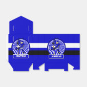 Personalisierter Eishockey-Spieler Blue Geschenkschachtel (Ungefaltet)