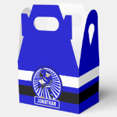 Personalisierter Eishockey-Spieler Blue Geschenkschachtel (Geöffnet)