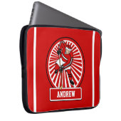 Personalisierter Eishockeyspieler Laptopschutzhülle (Vorne Rechts)
