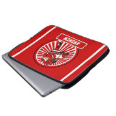 Personalisierter Eishockeyspieler Laptopschutzhülle (Vorne Knopf)
