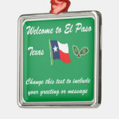 Personalisierter El Paso TX Weihnachtsschmuck (Links)
