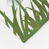 Personalisierter Elefant Children's Fleece Blanket (Ecke)