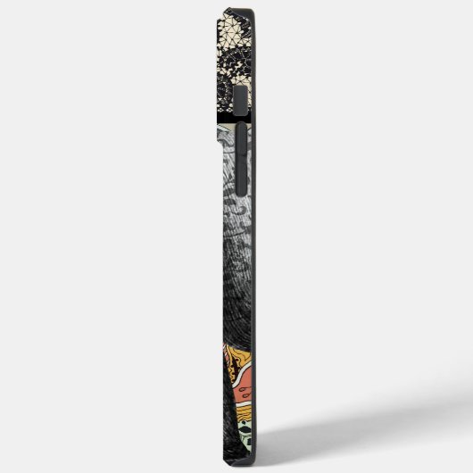 Personalisierter Elefant Damask Case-Mate iPhone Hülle (Rückseite / Links)