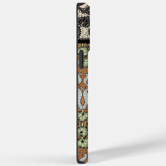 Personalisierter Elefant Damask Case-Mate iPhone Hülle (Rückseite / Rechts)