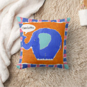 Personalisierter Elefant Kissen Kissen (Decke)