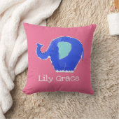 Personalisierter Elefant Kissen Kissen (Decke)
