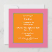 Personalisierter Elefant zum Geburtstag (Rückseite)