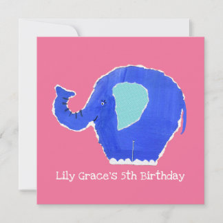 Personalisierter Elefant zum Geburtstag