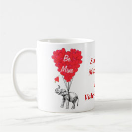 Personalisierter ElefantenValentinstag Kaffeetasse