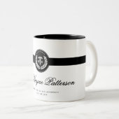 Personalisierter Elegant MD Medical School Abschlu Zweifarbige Tasse (VorderseiteRechts)