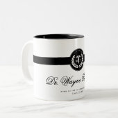 Personalisierter Elegant MD Medical School Abschlu Zweifarbige Tasse (Vorderseite Links)